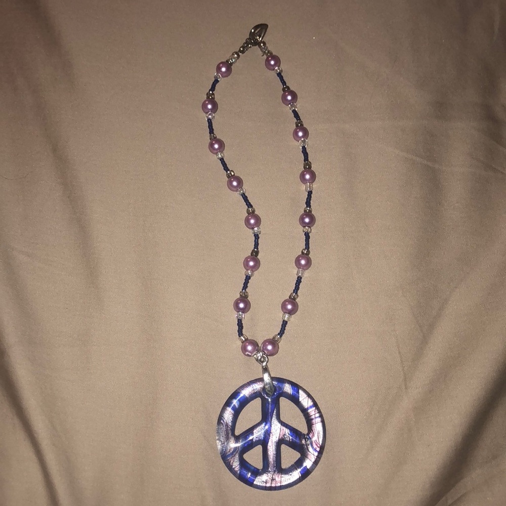 Peace Sign Necklace
